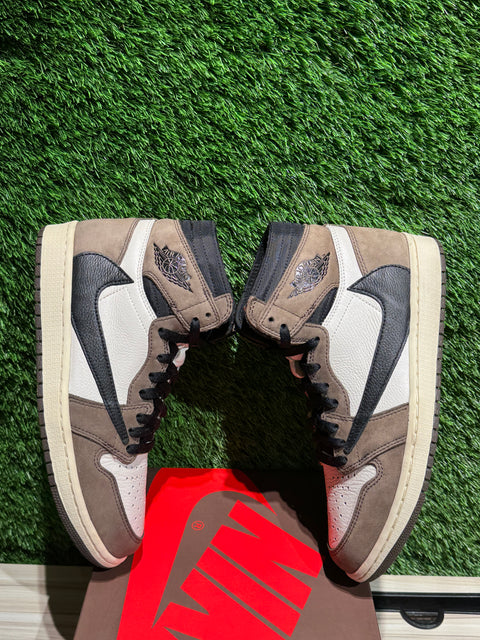 Jordan 1 Retro High OG SP Travis Scott Mocha Sz 9M