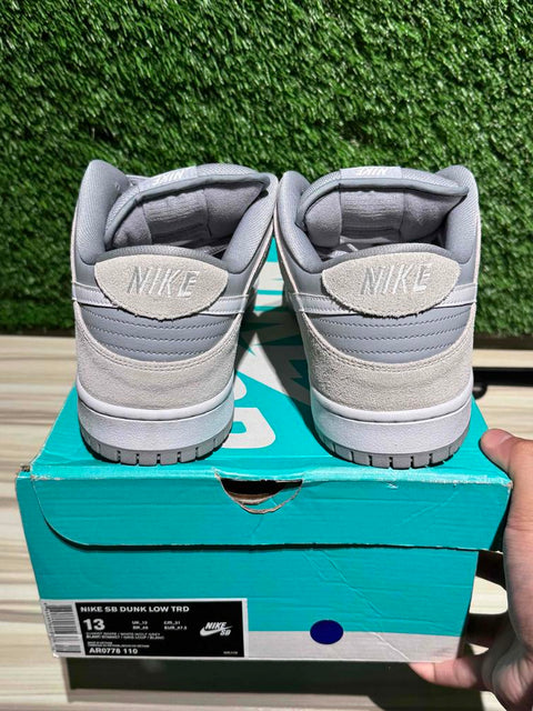 Nike SB Dunk Low Summit White Wolf Grey Sz 13M