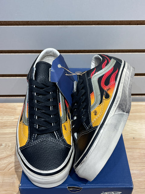 Vans LX Old Skool Archive Flame Black Sz 10.5