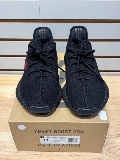 adidas Yeezy Boost 350 V2 Black Red Sz 11