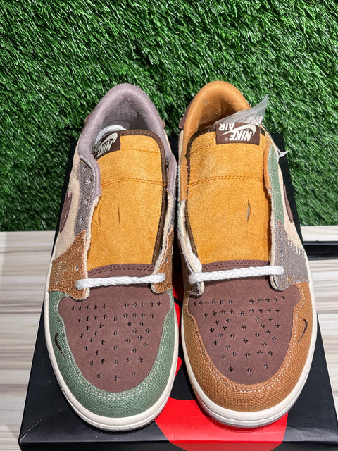 Jordan 1 Retro Low OG Zion Williamson Voodo Sz 8.5M