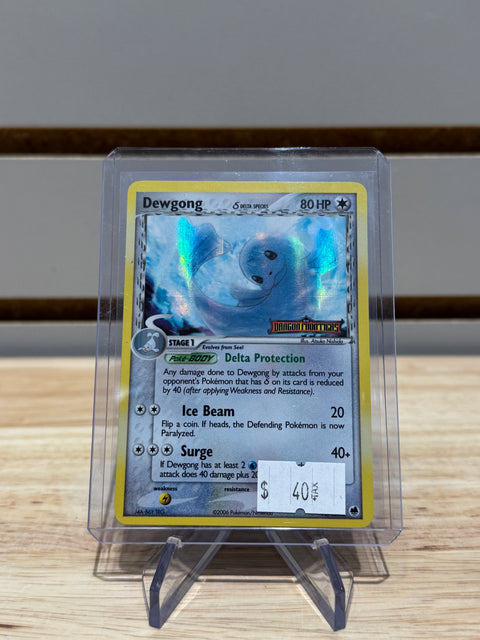 Dewgong (Delta Species) - EX Pokemon Dragon Frontiers (DF) Stamped Promo