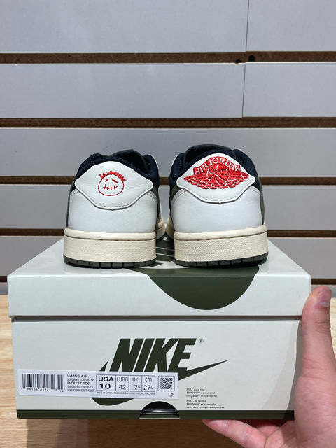 Jordan 1 Retro Low OG SP Travis Scott Olive (Women's) Sz 10W/8.5M
