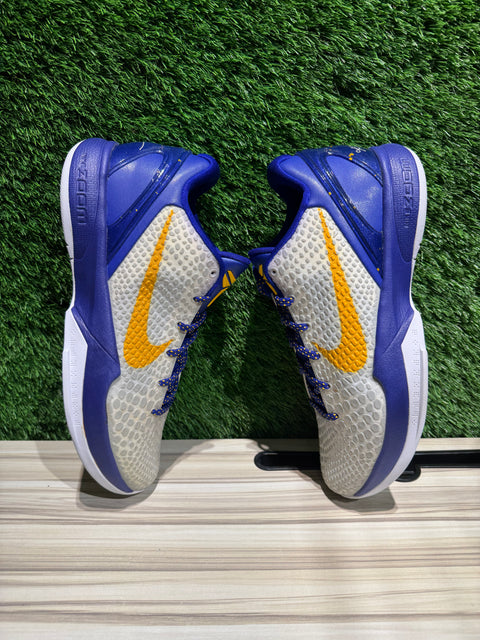 Nike Kobe 6 Lakers Home Sz 11.5