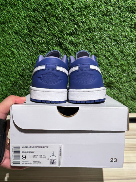 Jordan 1 Low Deep Royal Blue (Women's) Sz 9W/7.5M