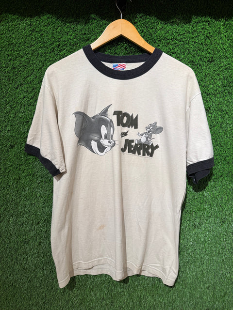 Vintage Tom and Jerry Tee Sz L