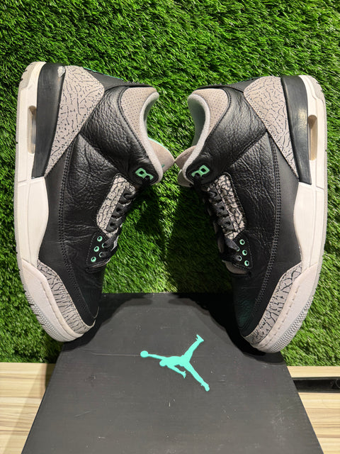 Jordan 3 Retro Green Glow Sz 11.5M