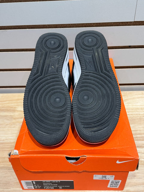 Nike Air Force 1 Low QS Terror Squad Blackout Sz 9