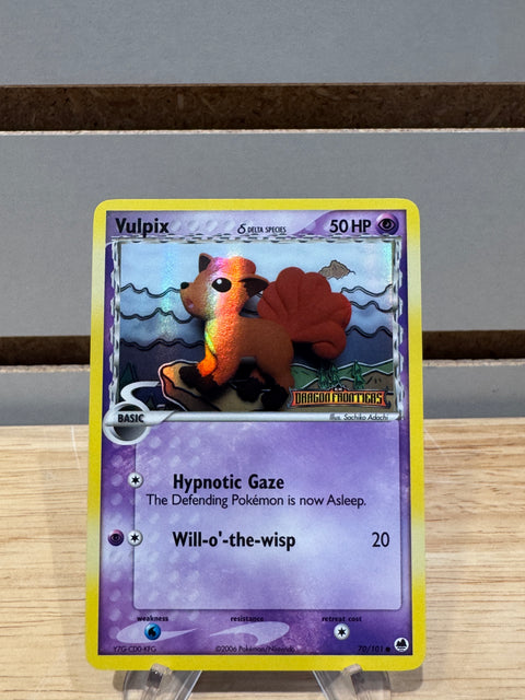 Vulpix (Delta Species) - Pokemon EX Dragon Frontiers (DF) Stamped