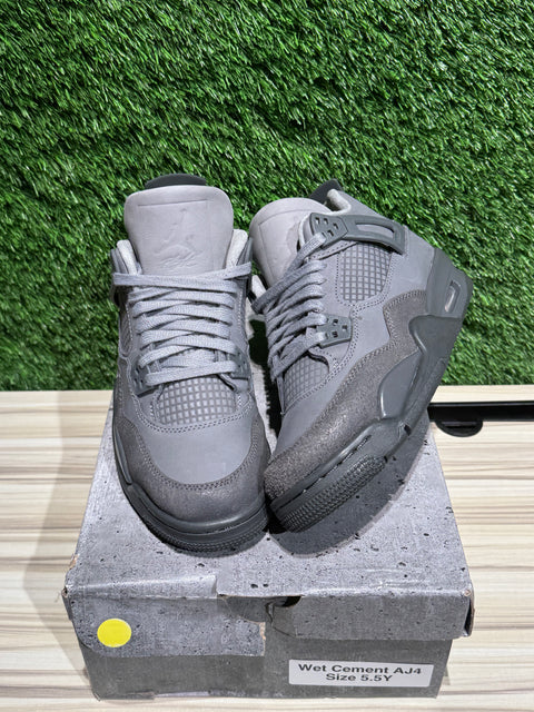 Jordan 4 Retro SE Paris Olympics Wet Cement (GS) Sz 5.5Y
