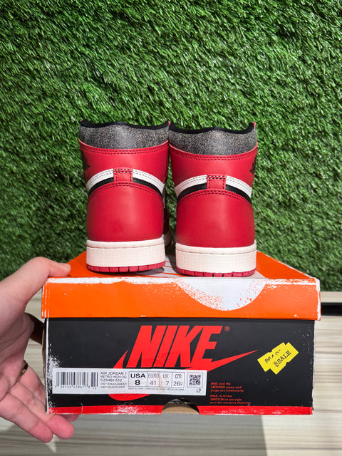 Jordan 1 Retro High OG Chicago Lost and Found Sz 8