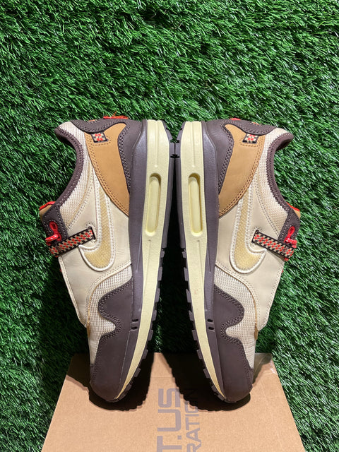 Nike Air Max 1 Travis Scott Cactus Jack Baroque Brown Sz 9M