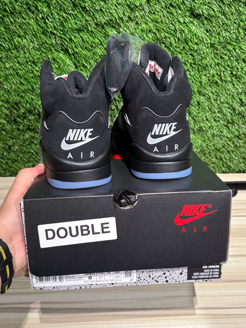 Jordan 5 Retro OG Black Metallic Reimagined Sz 8