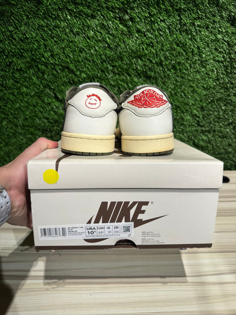 Jordan 1 Retro Low OG SP Travis Scott Medium Olive Sz 10.5