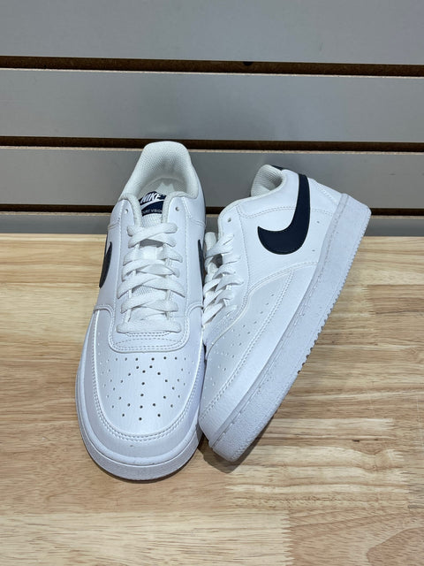 Nike Court Vision Low Next Nature White Navy Sz 10