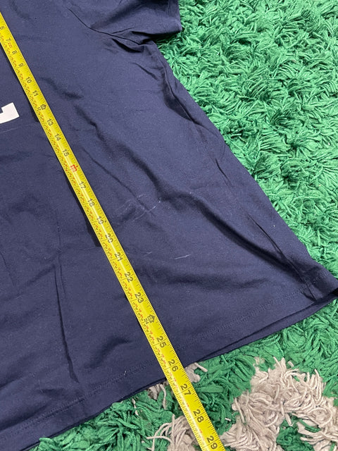 Polo Ralph lauren Navy Shirt With White RL Logo Graphic