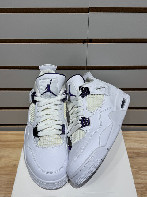 Jordan 4 Retro Metallic Purple Sz 9.5