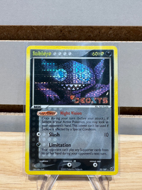 Sableye - EX Pokemon Deoxys (DX) Stamped