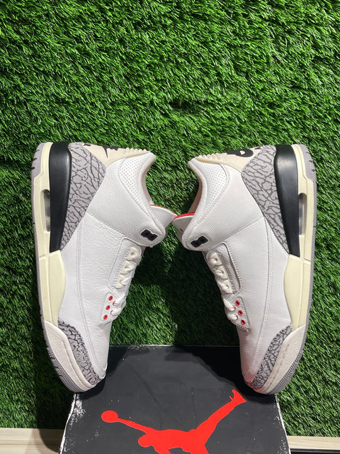 Jordan 3 Retro White Cement Reimagined Sz 10M