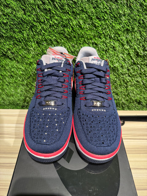 Nike Air Force 1 Ultra Flyknit Low New England Patriots R.K.K. Sz 8