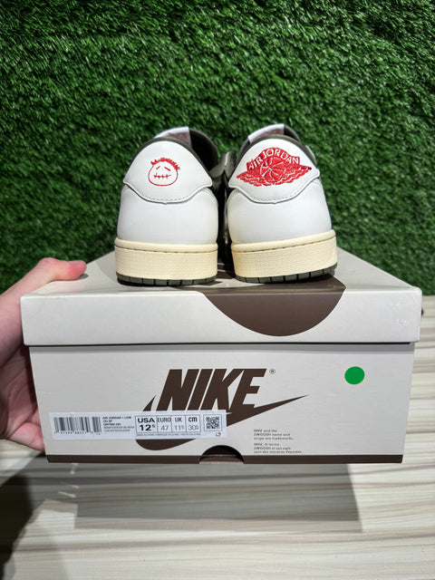 Jordan 1 Retro Low OG SP Travis Scott Medium Olive Sz 12.5