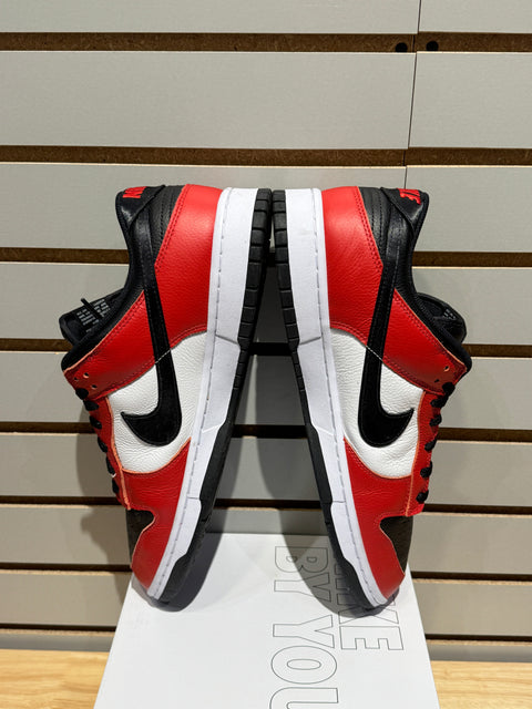 Nike ID Dunk Low Red Black White Sz 14