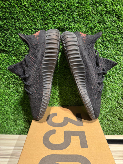 adidas Yeezy Boost 350 V2 Core Black Red Sz 11