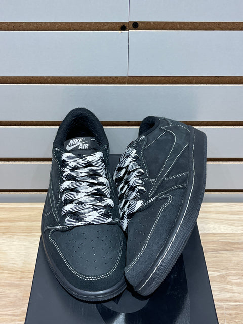 Jordan 1 Retro Low OG SP Travis Scott Black Phantom Sz 8