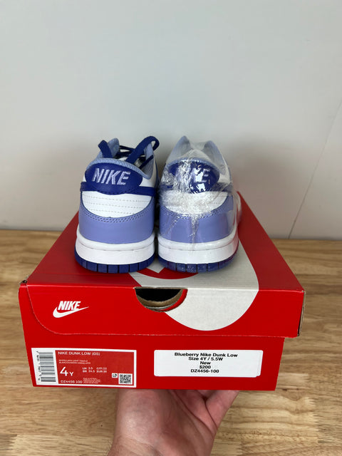 DS Blueberry Nike Dunk Low Sz 4Y/5.5W