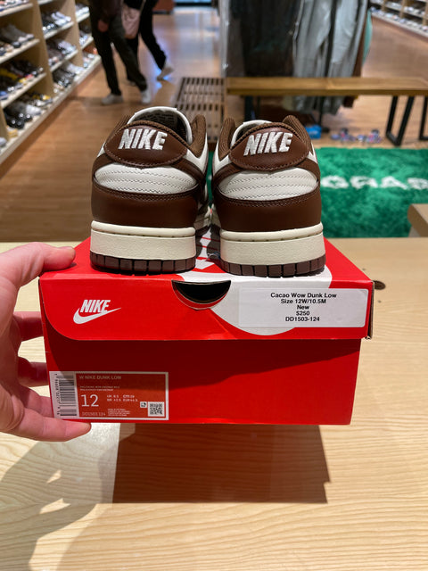 DS Cacao Wow Dunk Low Sz 12W/10.5M