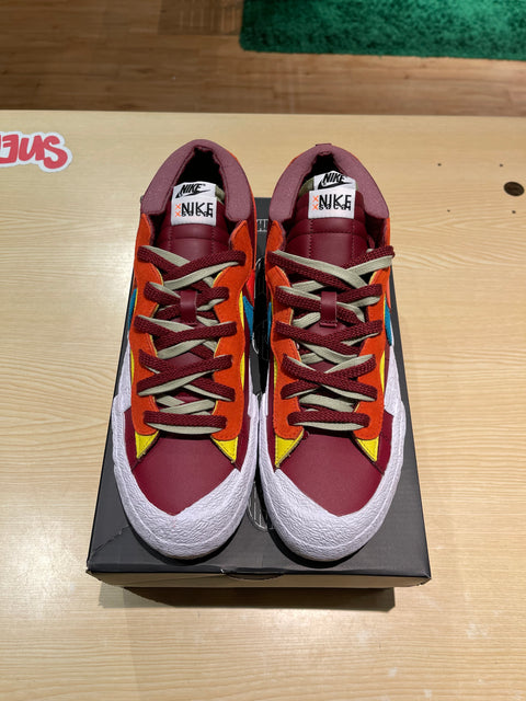 DS Sacai KAWS Red Nike Blazer Low Sz 11.5