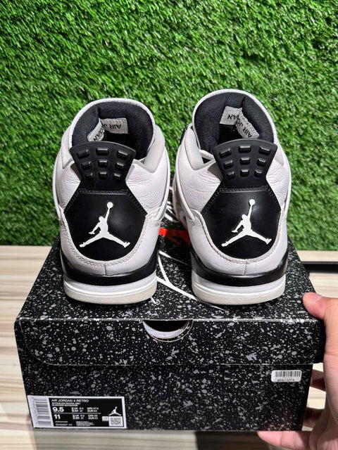 Jordan 4 Retro Military Black Sz 9.5M