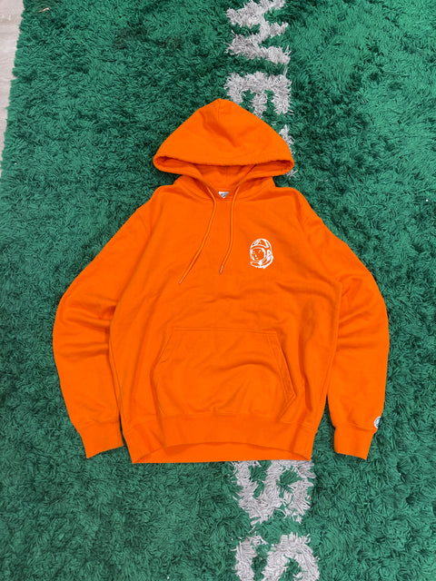 Billionaire Boys Club Hoodie Orange Solar System Astronaut Embroidered Graphic