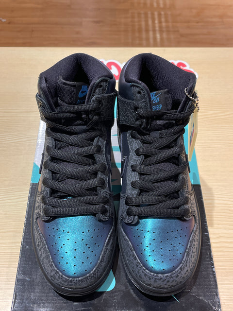 Nike SB Dunk High Black Sheep Hornet Sz 8M