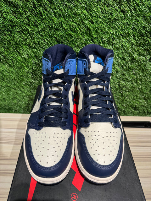 Jordan 1 Retro High Obsidian Sz 9M