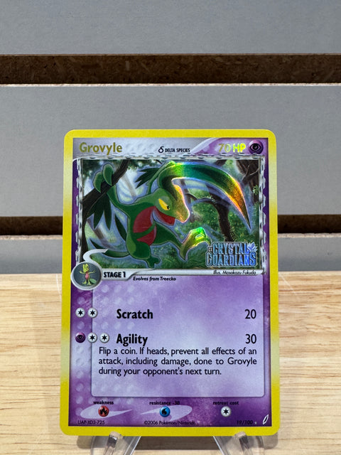 Grovyle (Delta Species) - Pokemon EX Crystal Guardians (CG) Stamped