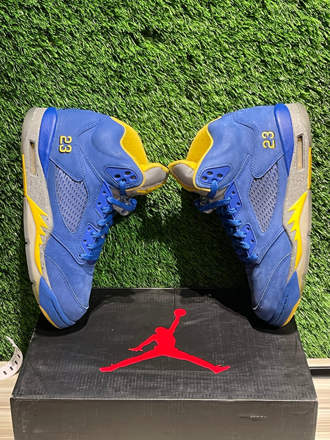 Jordan 5 Retro JSP Laney Varsity Royal Sz 9.5M