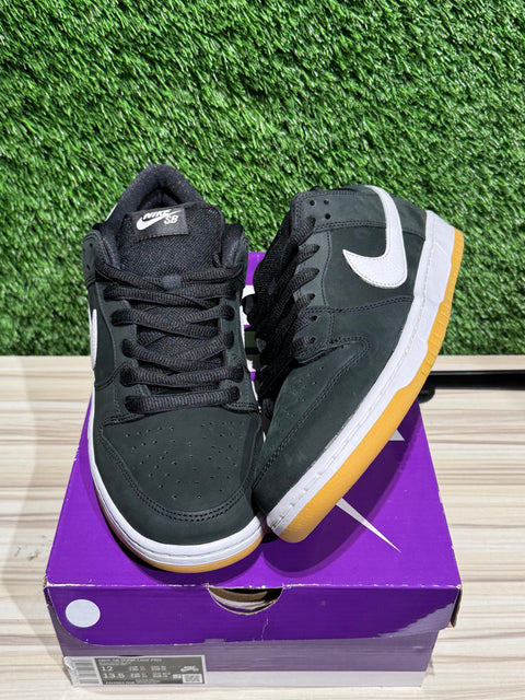 Nike SB Dunk Low Pro Black Gum Sz 12M