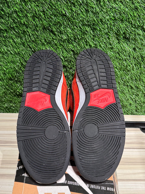 Nike SB Dunk Low Red Firecracker Sz 8