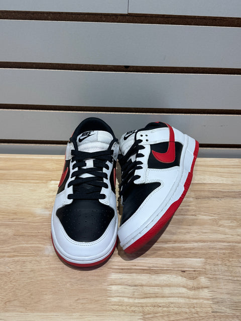 Nike Dunk Low Retro White Black University Red Sz 6M