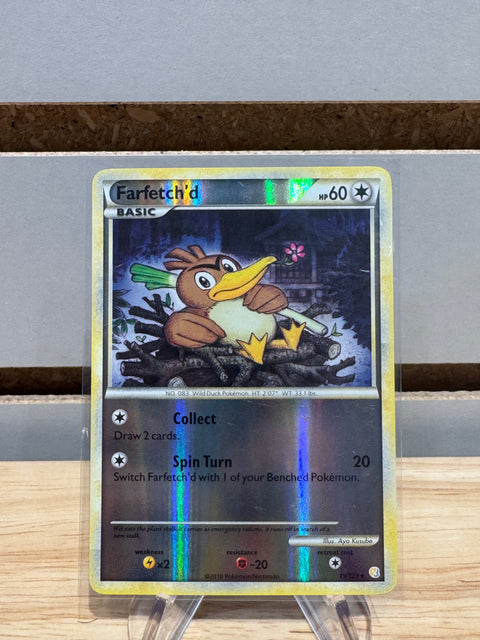 Farfetch'd 19/123- Pokemon HeartGold SoulSilver (HS)(Reverse Holofoil)