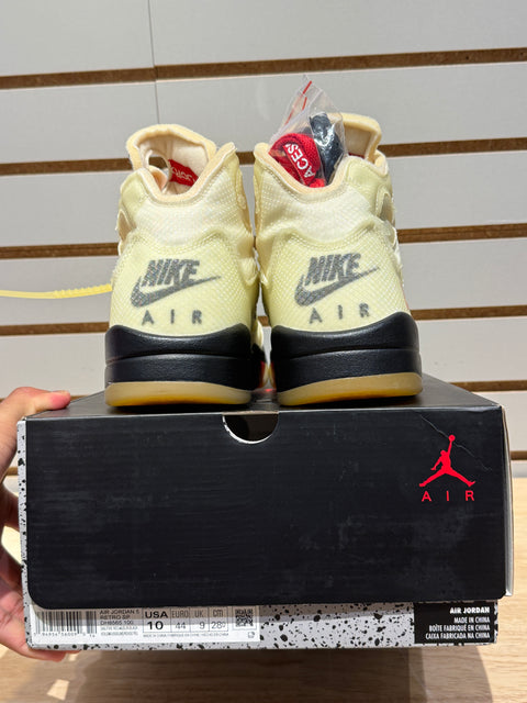 Jordan 5 Retro Off-White Sail Sz 10