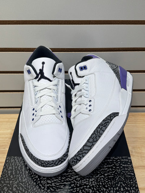 Jordan 3 Retro Dark Iris Sz 14