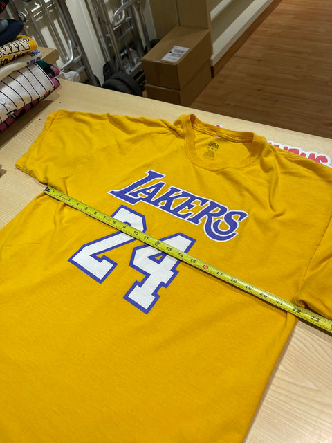 Vintage Los Angeles Lakers Kobe Bryant 24 Tee Sz XL