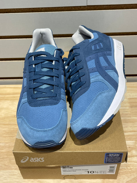 ASICS GT-II Grey Shark Blue Sz 10.5M