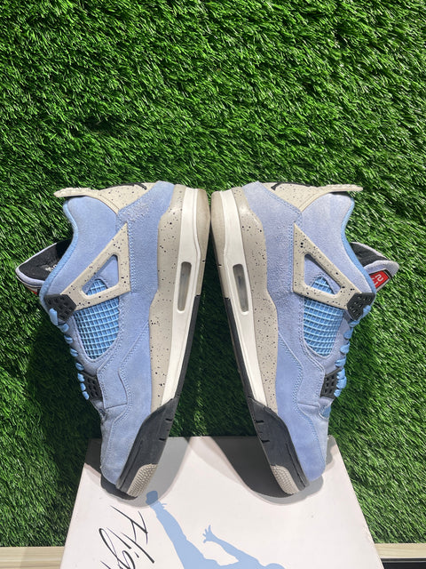 Jordan 4 Retro University Blue Sz 9.5M