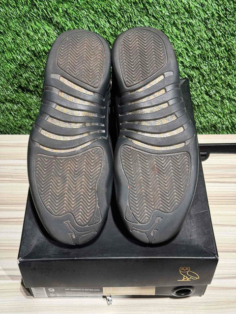 Jordan 12 Retro OVO Black Sz 9M