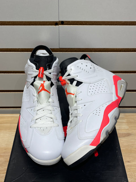 Jordan 6 Retro Infrared White (2014) Sz 9.5