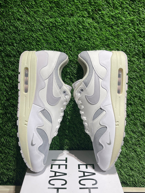 Nike Air Max 1 Patta Waves White Sz 12