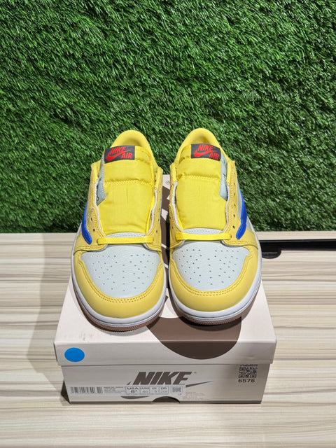 Jordan 1 Retro Low OG SP Travis Scott Canary (Women's) Sz 7M/8.5W